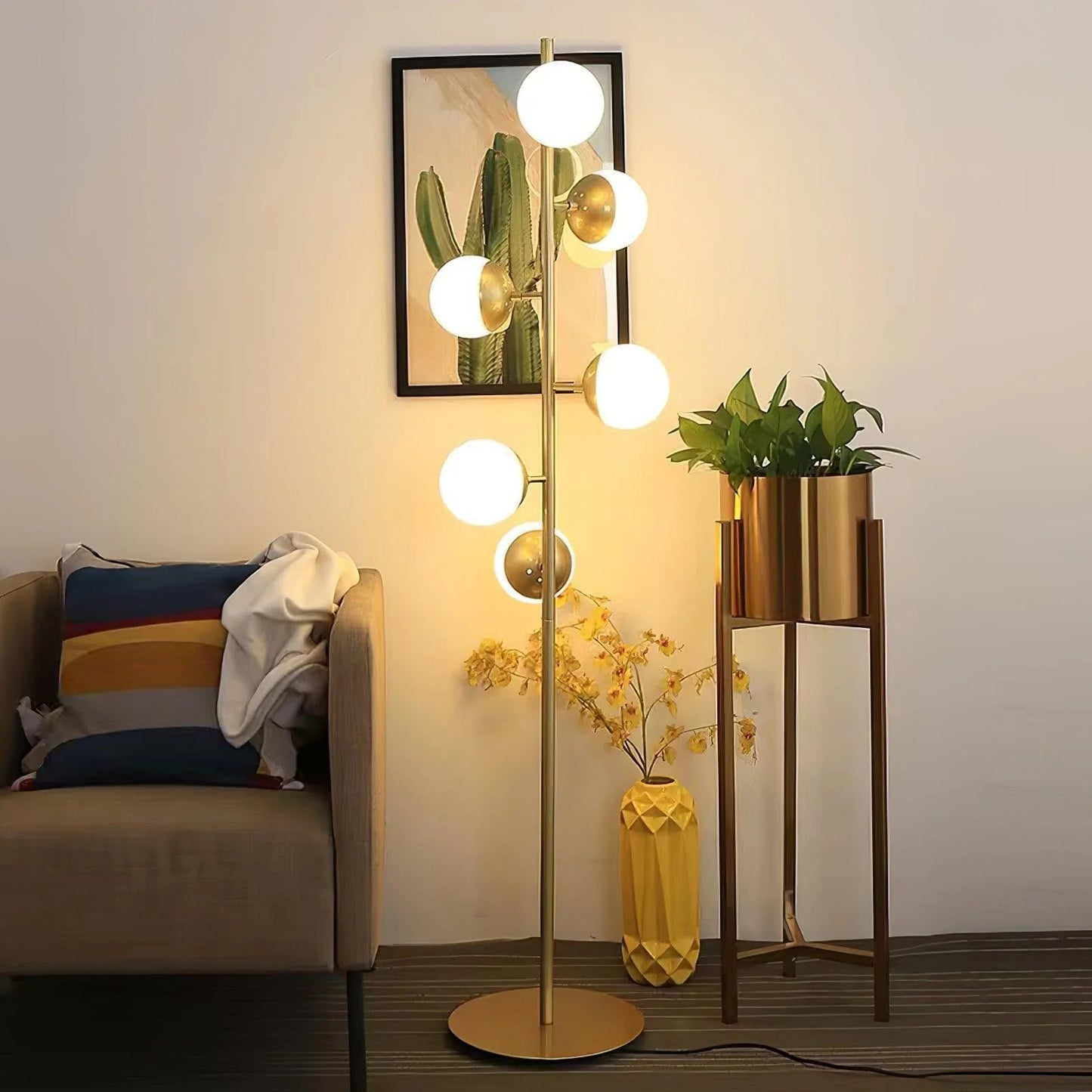 lampe salon design sur pied