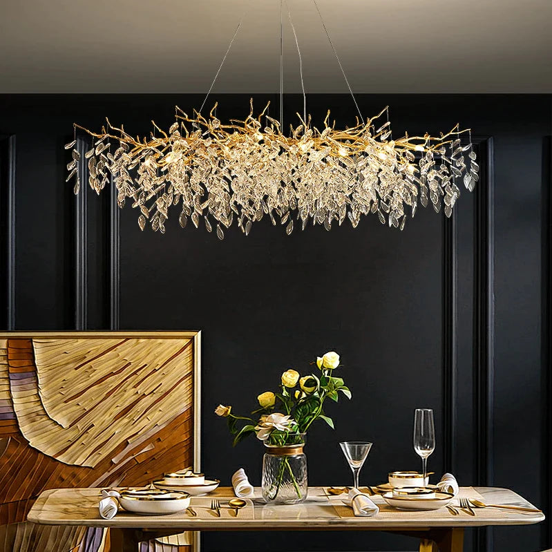 grand lustre en cristal