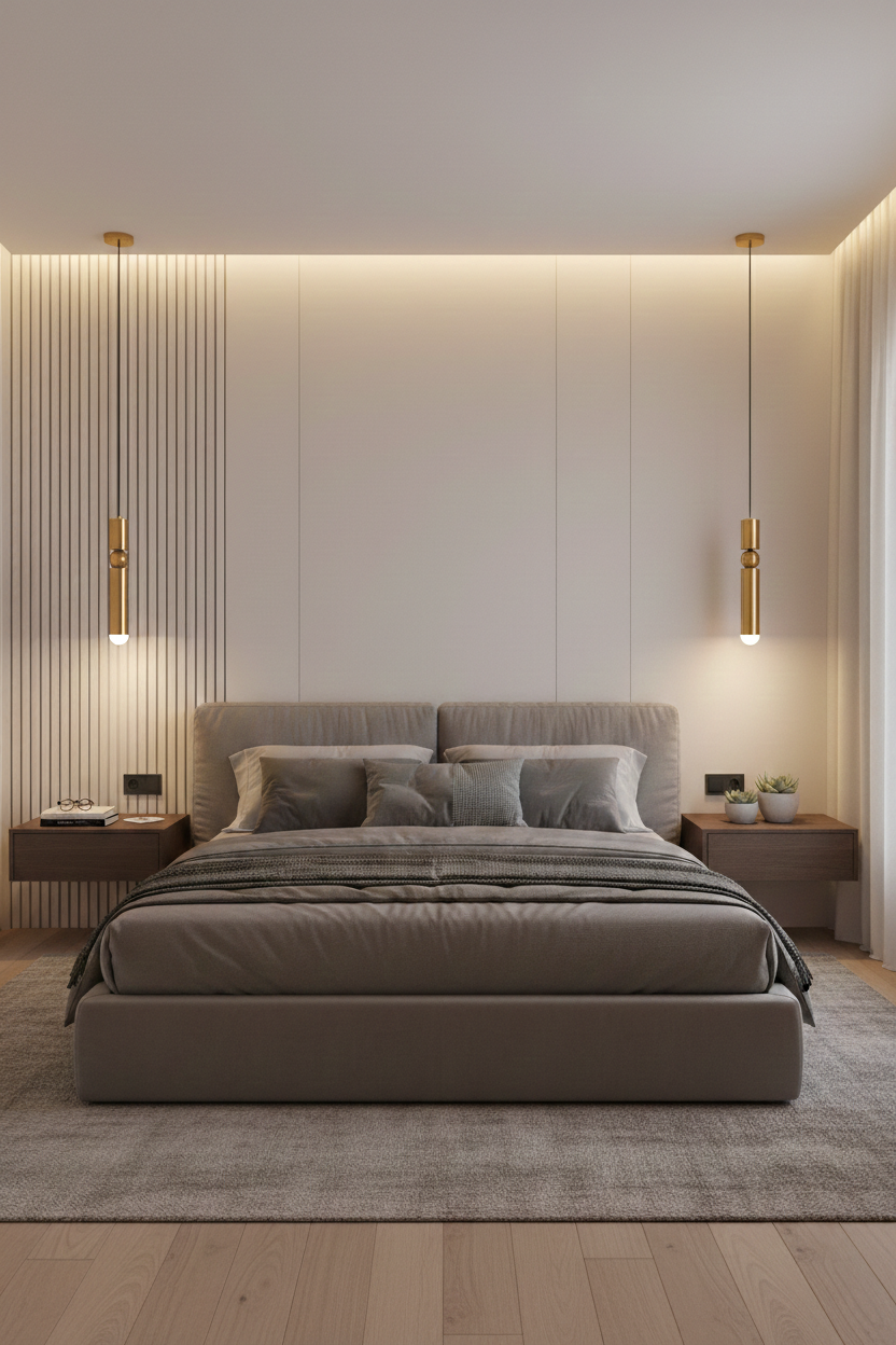 Suspensions en Laiton doré